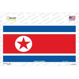 North Korea Flag Novelty Sticker Decal