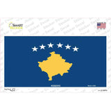Kosovo Flag Novelty Sticker Decal