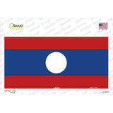 Laos Flag Novelty Sticker Decal