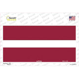 Latvia Flag Novelty Sticker Decal