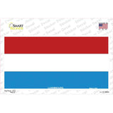 Luxembourg Flag Novelty Sticker Decal