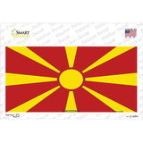 Macedonia Flag Novelty Sticker Decal