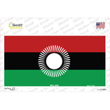 Malawi Flag Novelty Sticker Decal