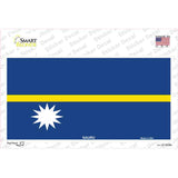 Nauru Flag Novelty Sticker Decal