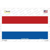 Netherlands Flag Novelty Sticker Decal