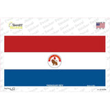 Paraguay-REV Flag Novelty Sticker Decal