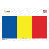 Romania Flag Novelty Sticker Decal