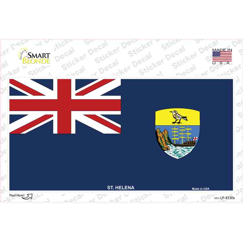 St Helena Flag Novelty Sticker Decal