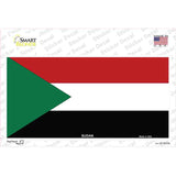 Sudan Flag Novelty Sticker Decal