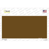 Brown Solid Novelty Sticker Decal