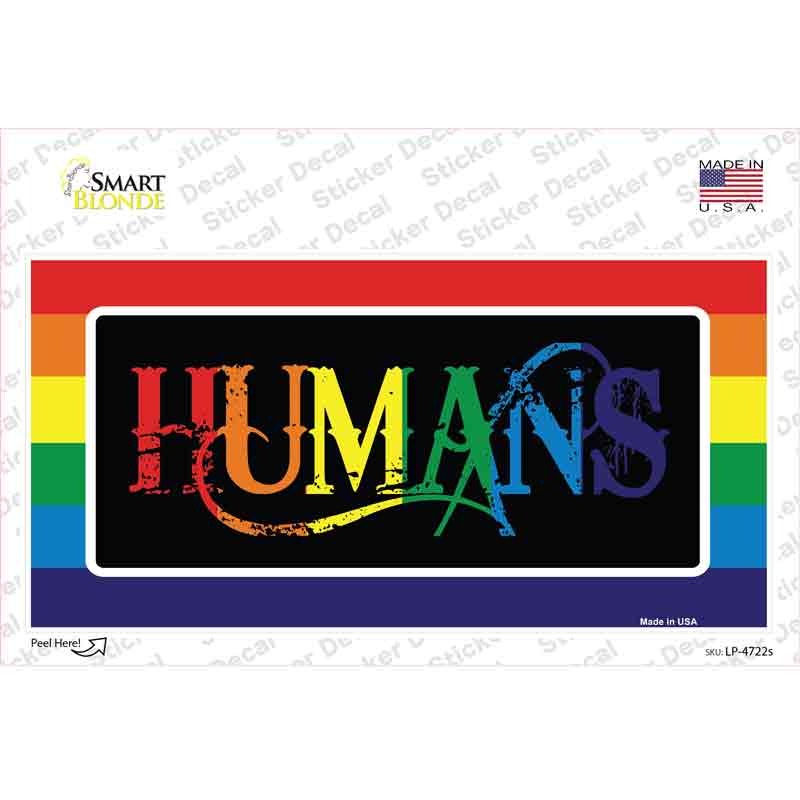 Humans Novelty Sticker Decal Small