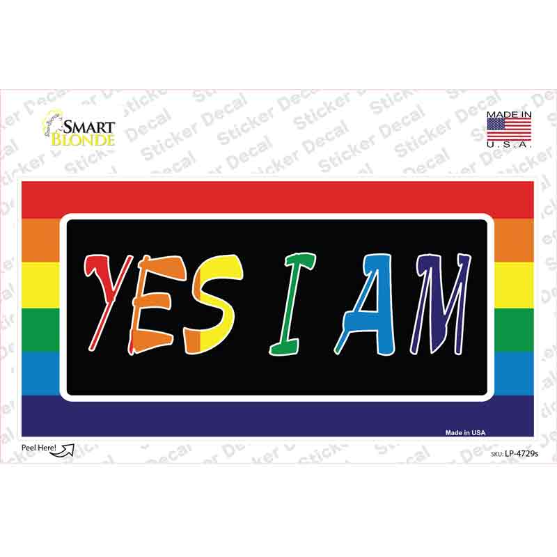 Yes I Am Novelty Sticker Decal Small