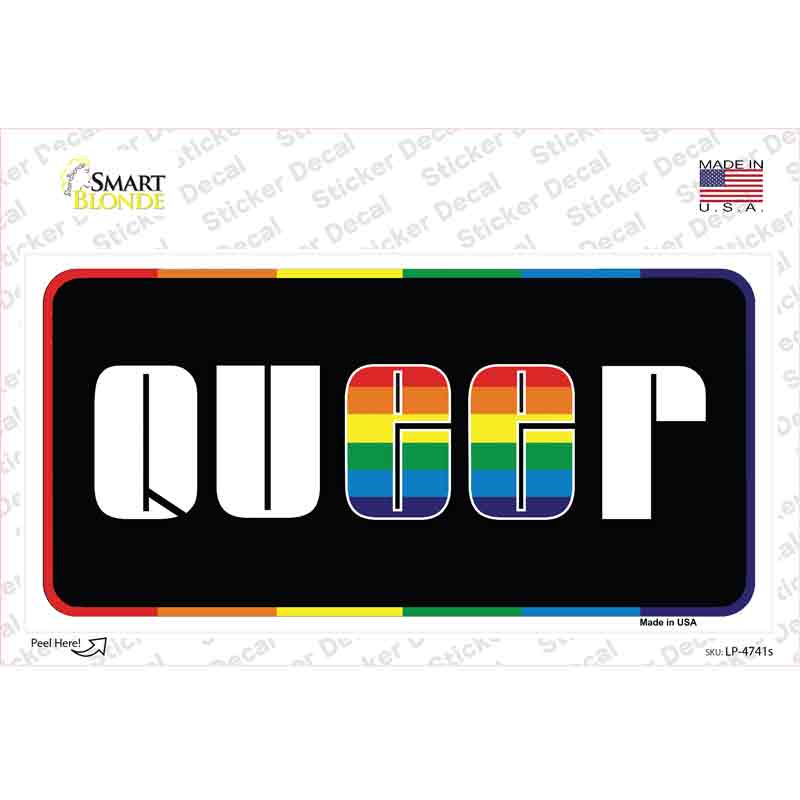 Queer Novelty Sticker Decal Small