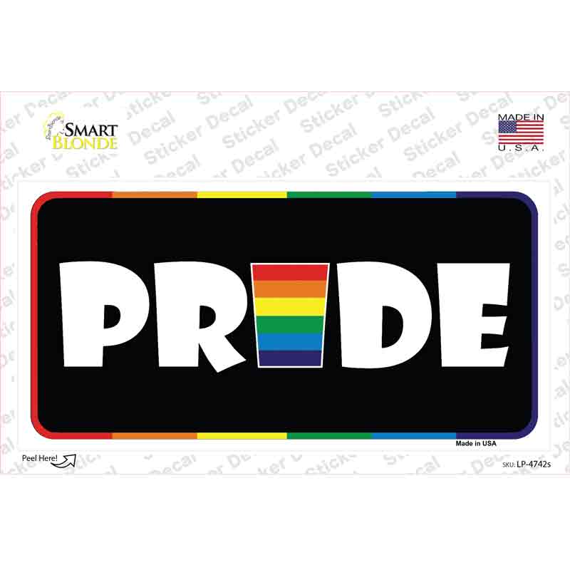 Pride Novelty Sticker Decal Small