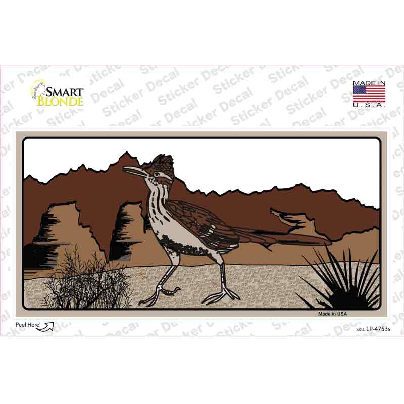 Roadrunner Novelty Sticker Decal Small