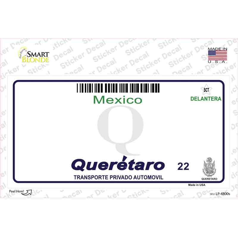 Queretaro Mexico Novelty Sticker Decal Small