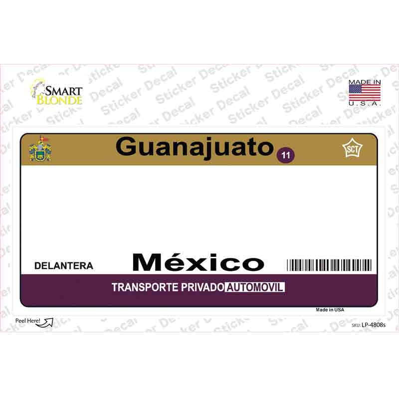 Guanajuato Mexico Novelty Sticker Decal Small