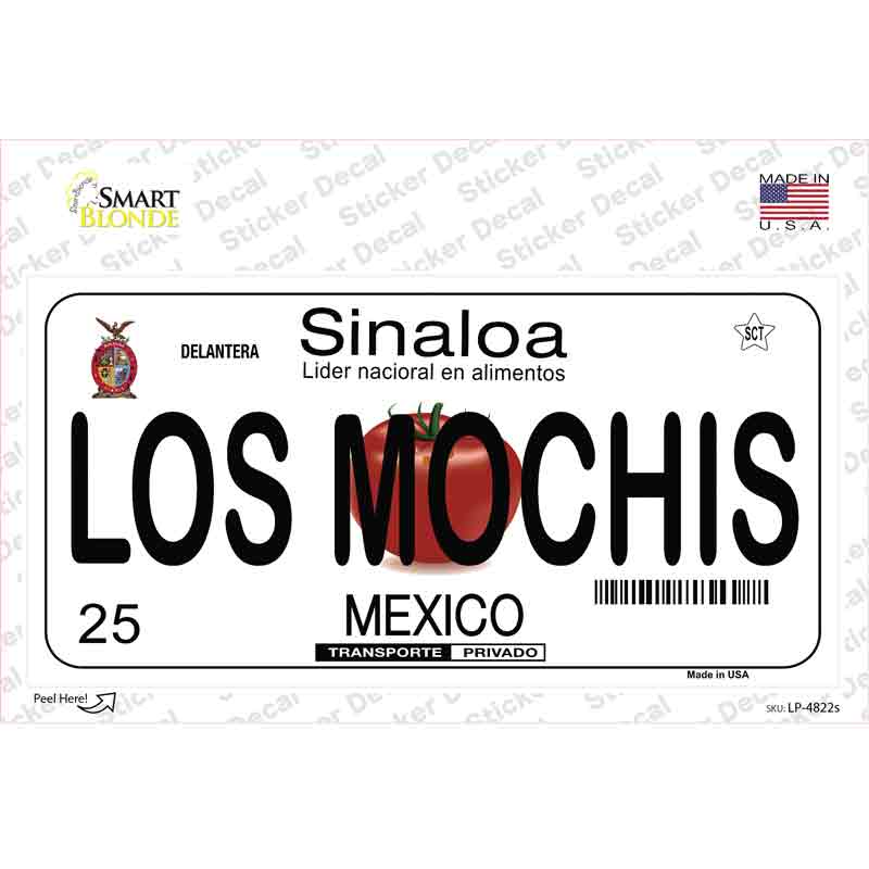 Los Mochis Mexico Novelty Sticker Decal Small