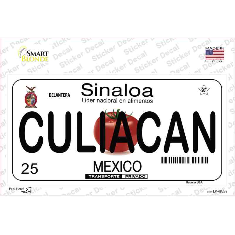 Culiacan Mexico Novelty Sticker Decal
