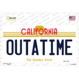 California Outtatime Novelty Sticker Decal Small