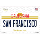 San Francisco California Novelty Sticker Decal Small