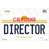 Director California Novelty Sticker Decal Small