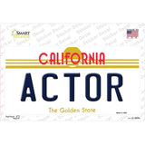 Actor California Novelty Sticker Decal Small