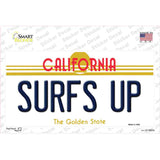 Surfs Up California Novelty Sticker Decal Small