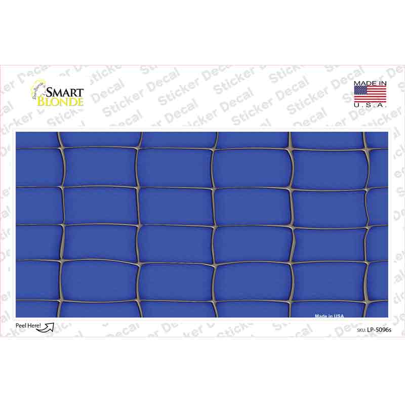 Web Blue Novelty Sticker Decal