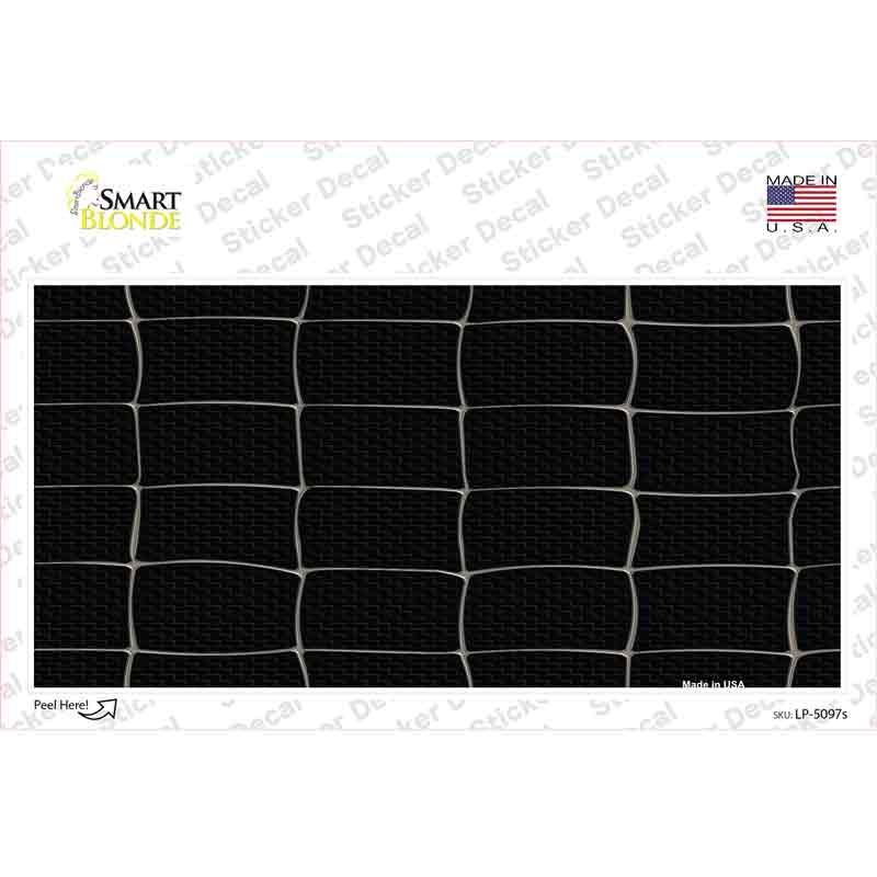Web Black Novelty Sticker Decal