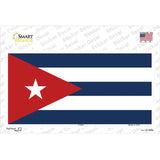 Cuba Flag Novelty Sticker Decal