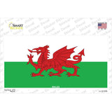 Wales Flag Novelty Sticker Decal
