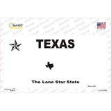 Texas State Novelty Sticker Decal Small