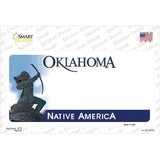 Oklahoma Native America State Blank Novelty Sticker Decal Small