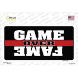 Game Over Fame Novelty Sticker Decal