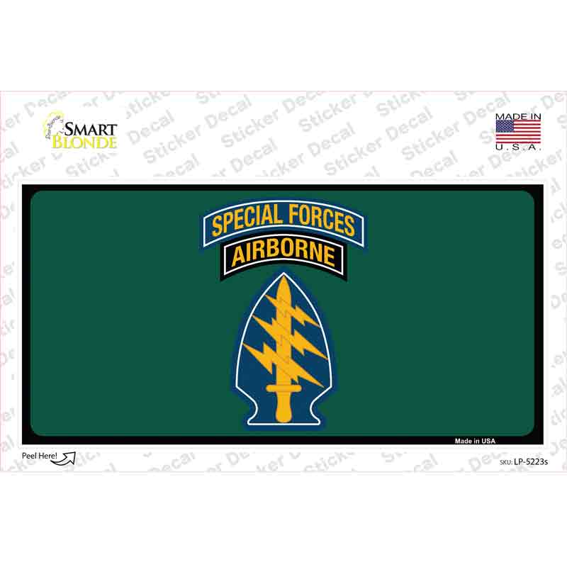 Special Forces Novelty Sticker Decal Small