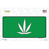 Marijuana Leaf Novelty Sticker Decal Small