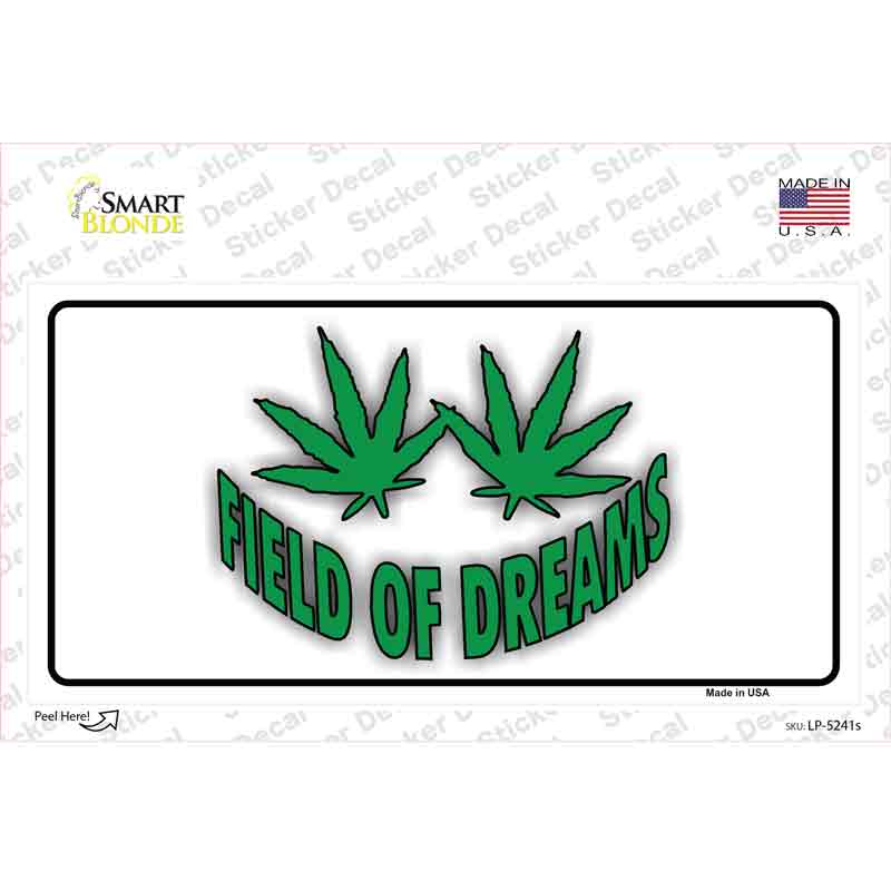 Field of Dreams Novelty Sticker Decal Small