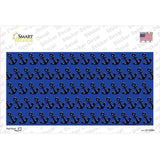 Blue Black Anchor Novelty Sticker Decal