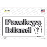 Pawleys Island Flip Flops Novelty Sticker Decal Small