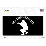 In Loving Memory Squatting Novelty Sticker Decal Small