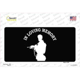 In Loving Memory Standing Novelty Sticker Decal Small