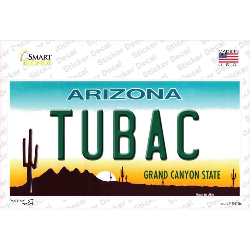 Tubac Arizona Novelty Sticker Decal Small