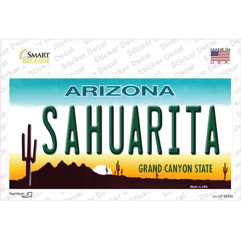 Sahuarita Arizona Novelty Sticker Decal Small