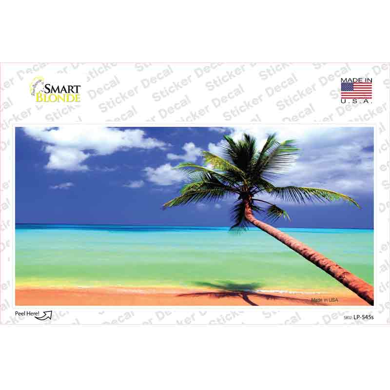 Ocean Sunrise Novelty Sticker Decal Small