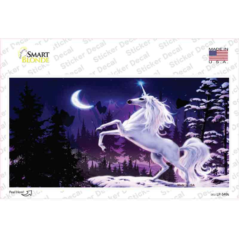 Unicorn Novelty Sticker Decal Small