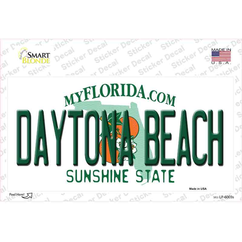 Daytona Beach Florida Novelty Sticker Decal Small