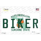 Biker Florida Novelty Sticker Decal Small