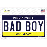 Bad Boy Pennsylvania State Novelty Sticker Decal Small