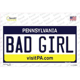 Bad Girl Pennsylvania State Novelty Sticker Decal Small